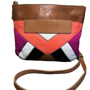 Vintage Fossil Leather Crossbody